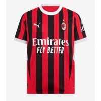 Camiseta AC Milan Alvaro Morata #7 Primera Equipación Replica 2024-25 mangas cortas